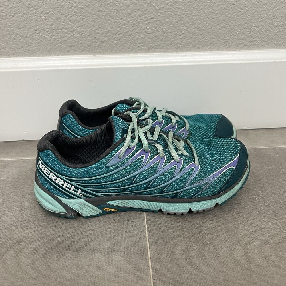 Merrell Bare Access Arc 4 Women’s Size 8.5 Blue Hiking Sneaker Shoes J36972